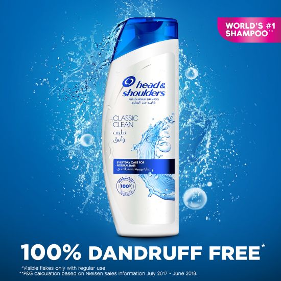 Picture of Head & Shoulders Classic Clean Anti-Dandruff Shampoo 600ml + 200ml