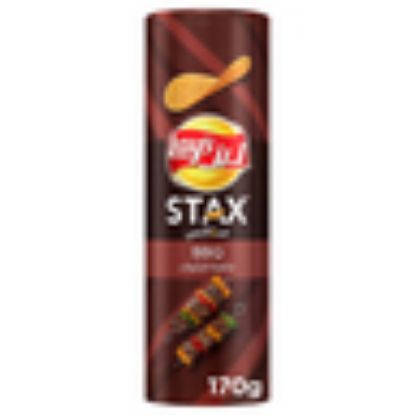 Picture of Lays Stax Potato Crisps BBQ 170g