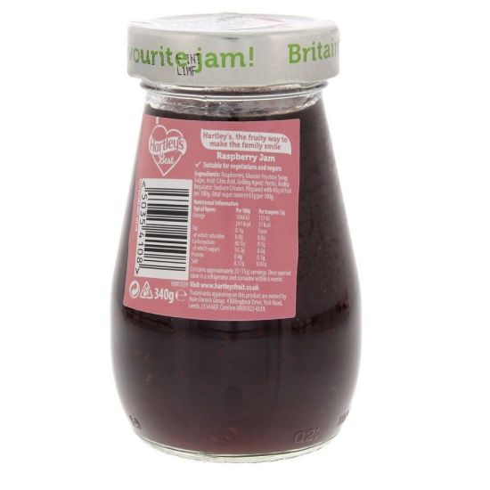 Picture of Hartley's Best Raspberry Jam 340g(N)