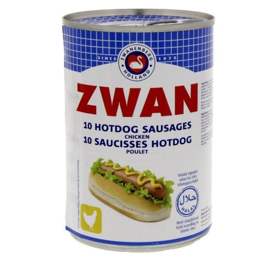 Picture of Zwan 10 Hotdog Sausages Chicken 200g(N)