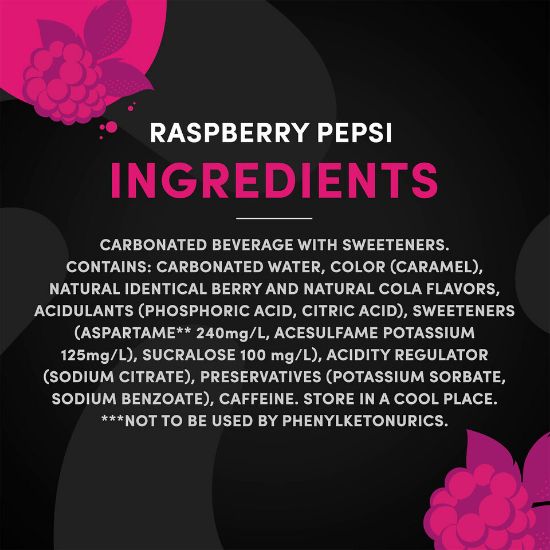 Picture of Pepsi Black Raspberry 330ml(N)