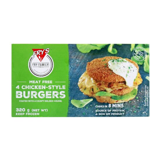 Picture of Fry's Family Meat Free 4 Chicken-Style Burgers 320g(N)