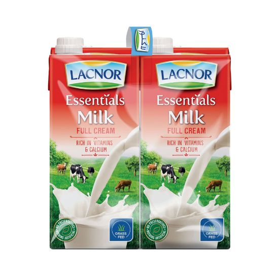 Picture of Lacnor Essentials Full Cream Milk 1Litre x 4 Pieces(N)