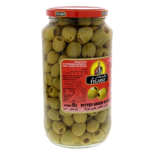 Picture of Figaro Pitted Green Olives 454g