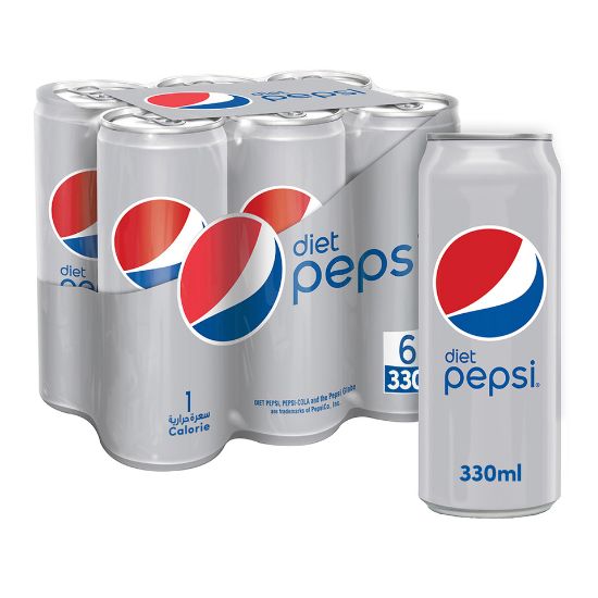 Picture of Pepsi Diet Can 6x 330ml(N)