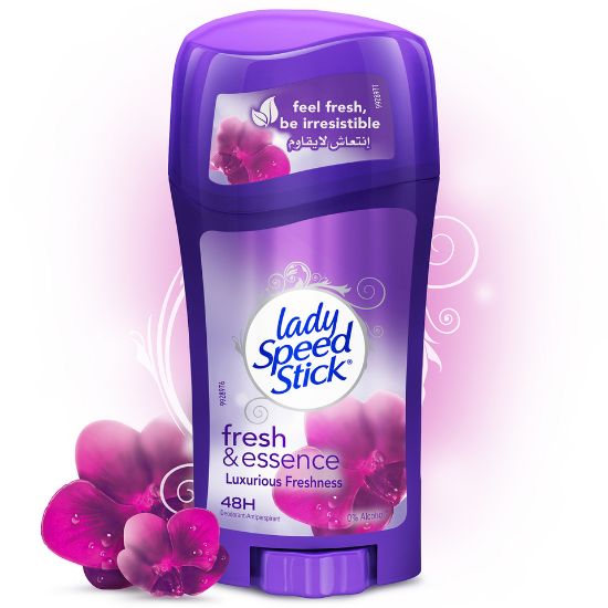 Picture of Mennen Lady Speed Stick Deodorant Anti Perspirant Fresh & Essence Luxurious Freshness 65g