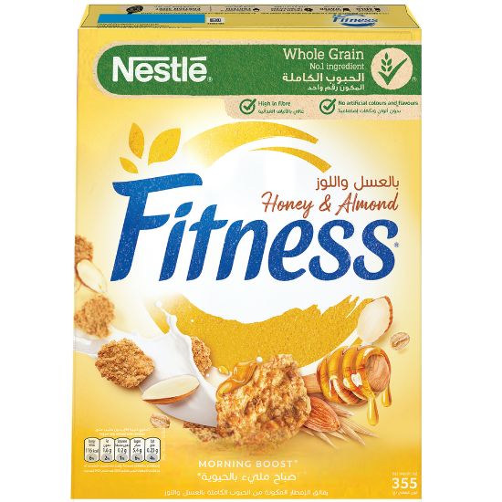 Picture of Nestle Fitness Honey And Almonds Breakfast Cereal 355g