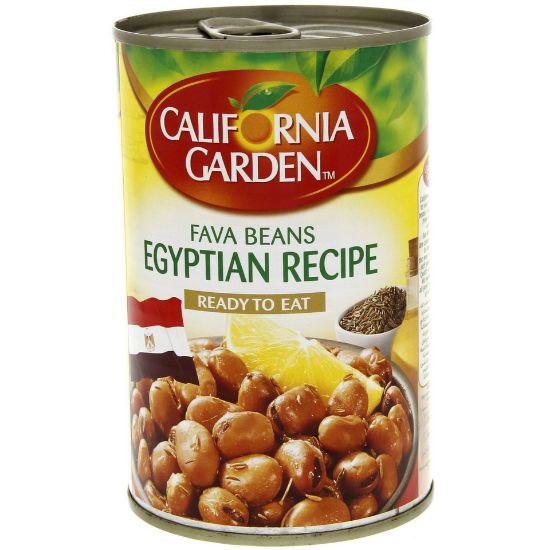 Picture of California Garden Canned Fava Beans Egyptian Recipe 450g