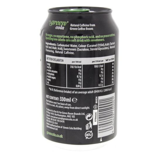 Picture of Green Cola Can 330ml(N)