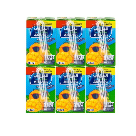 Picture of Almarai Mango & Grape Drink 6 x 140ml(N)