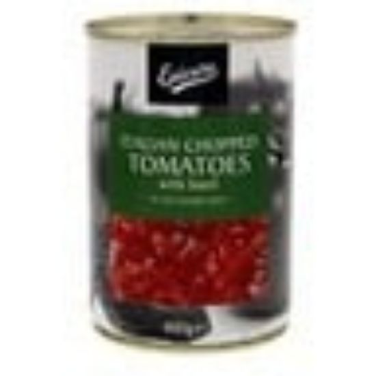 Picture of Epicure Italian Chopped Tomatoes With Basil In Rich Tomato Juice 400g(N)