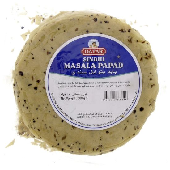 Picture of Datar Sindhi Masala Papad 500g(N)