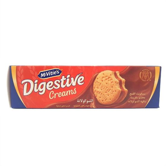 Picture of Mcvities Digestive Chocolate Cream Filled Wheat Biscuits 100g