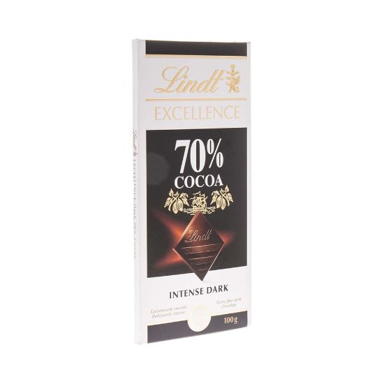 Picture of Lindt Excellence 70 % Cocoa Dark Chocolate 100g(N)