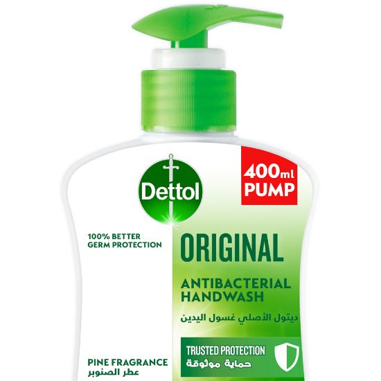 Picture of Dettol Original Handwash Liquid Soap Pine Fragrance 400ml