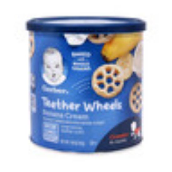 Picture of Gerber Teether Wheels Banana Cream 42g