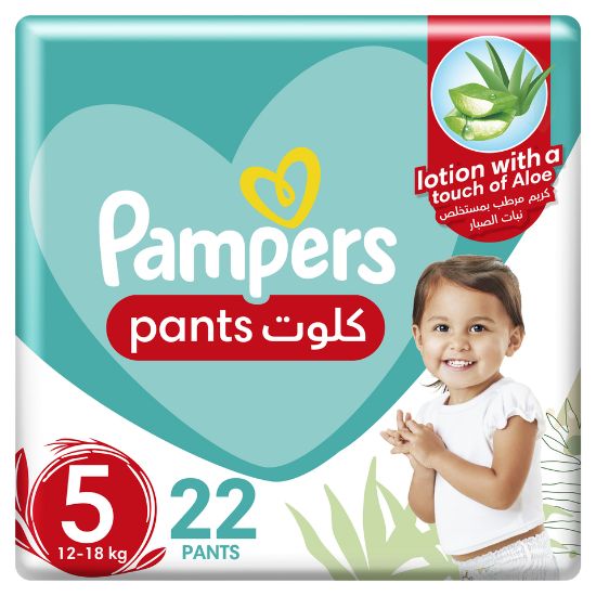 Picture of Pampers Baby-Dry Pants Diapers Size 5, 12-18kg 22pcs