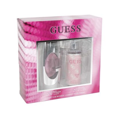 Picture of Guess Pink Set For Women, 75 ml Eau de Parfum, 125 ml Body Mist