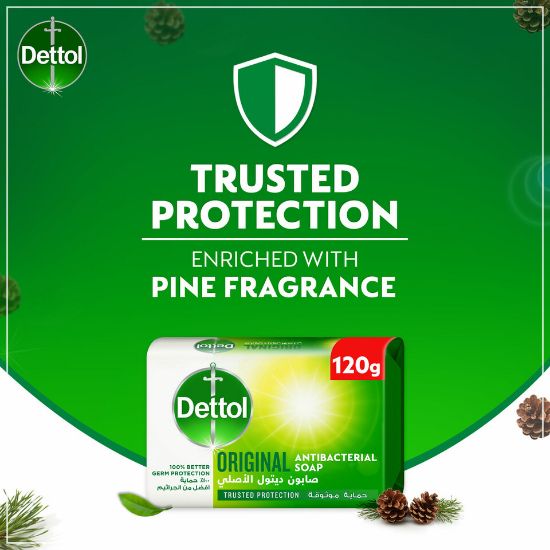 Picture of Dettol Original Anti-Bacterial Soap 4 x 120g