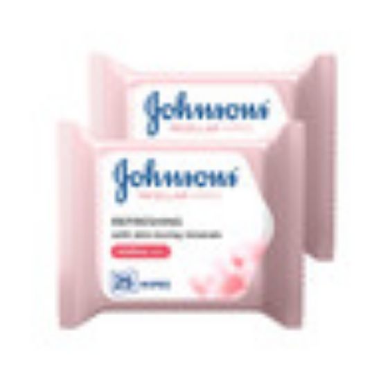 Picture of Johnson's Micellar Cleansing Wipes With Rose Water 25pcs x 2