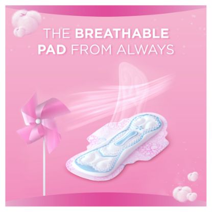 Picture of Always Breathable Soft Maxi Thick Large Sanitary Pads With Wing 30pcs