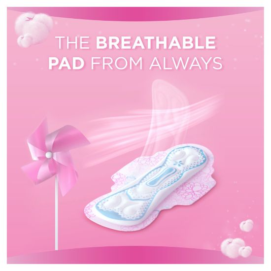 Picture of Always Breathable Soft Maxi Thick Large Sanitary Pads with Wing 30pcs