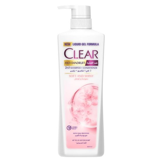 Picture of Clear Women's Soft And Shiny Anti-Dandruff Shampoo 700ml