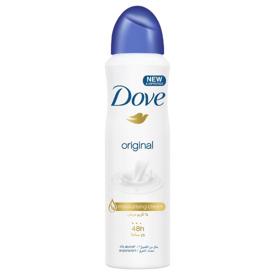 Picture of Dove Women Antiperspirant Deodorant Spray Original Alcohol Free 150ml