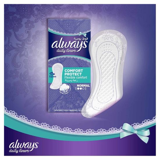 Picture of Always Comfort Protect Daily Liners Normal 60pcs