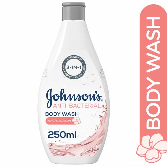 Picture of Johnson's Anti-Bacterial Body Wash Almond Blossom 250ml