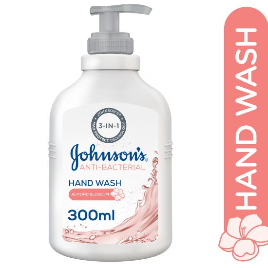 Picture of Johnson's Antibacterial Hand Wash Almond Blossom 300ml