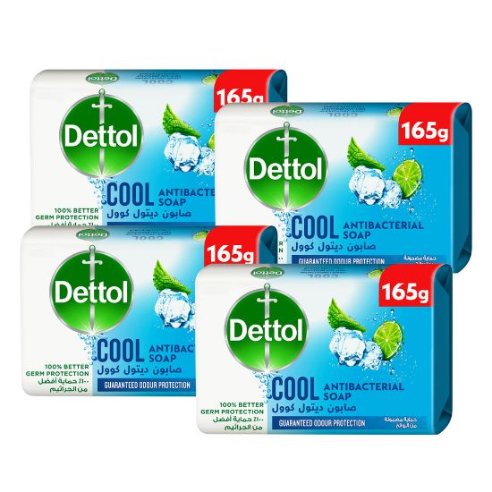 Picture of Dettol Cool Anti-Bacterial Soap 4 x 165g