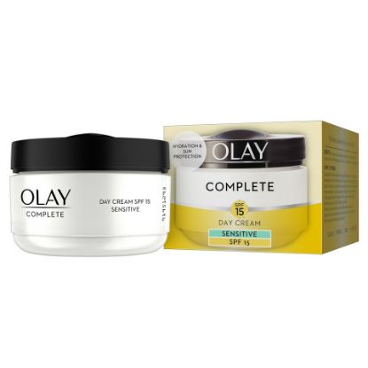 Picture of Olay Complete Moisturiser Day Cream SPF 15 For Sensitive Skin 50g