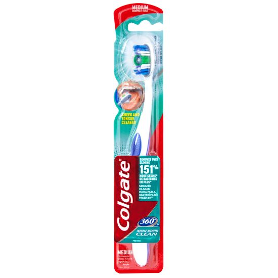 Picture of Colgate Toothbrush 360 Whole Mouth Clean Medium 1pc