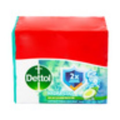 Picture of Dettol Hydra Cool Antibacterial Bar Soap Value Pack 4 x 165 g