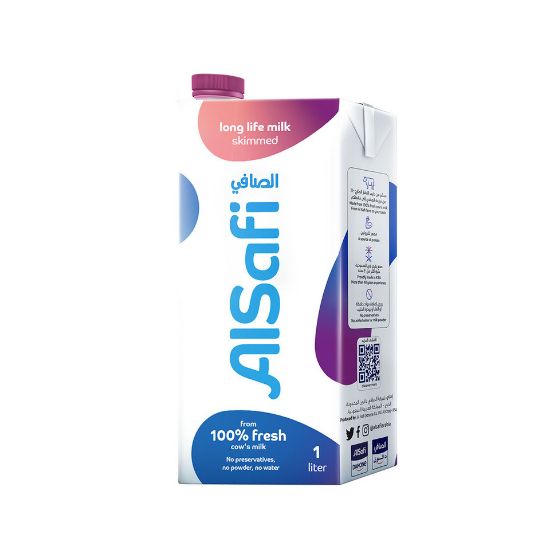 Picture of Al Safi UHT Skimmed Milk 4 x 1Litre(N)