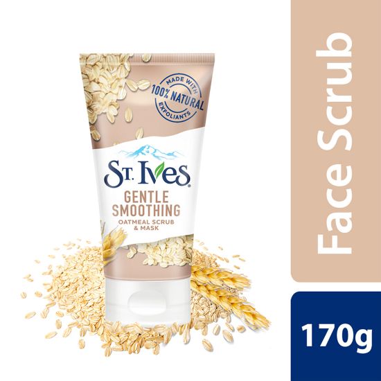 Picture of St. Ives Nourished And Smooth Oatmeal Face Scrub And Mask 170g