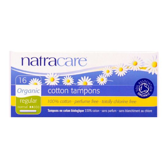 Picture of Natracare Organic Cotton Tampons Regular 16pcs