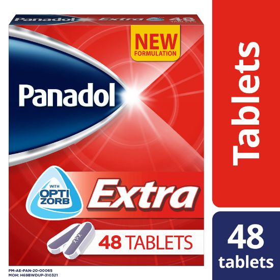 Picture of Panadol Extra with Optizorb 48 Tablets