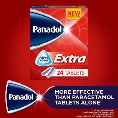 Picture of Panadol Extra with Optizorb 48 Tablets