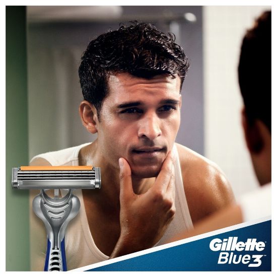 Picture of Gillette Blue3 Men’s Disposable Razors 6pcs + 2