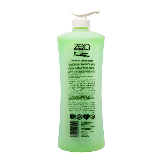 Picture of Zen Shower Cream Green Tea & Aloe Vera 1Litre