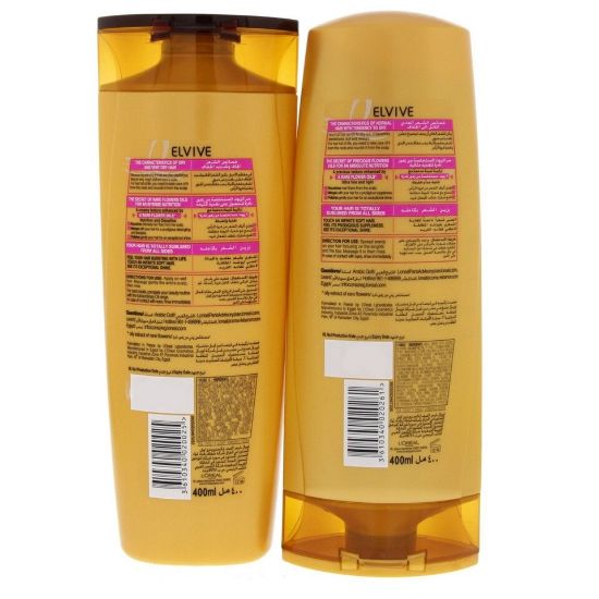 Picture of L'Oreal Elvive Extraordinary Oil Nourishing Shampoo 400ml + Conditioner 400ml