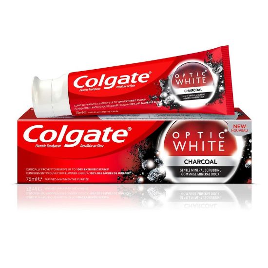 Picture of Colgate Toothpaste Optic White Charcoal 75ml