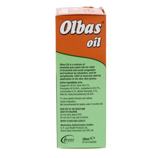 Picture of Olbas Inhalant Decongestant Oil 28ml