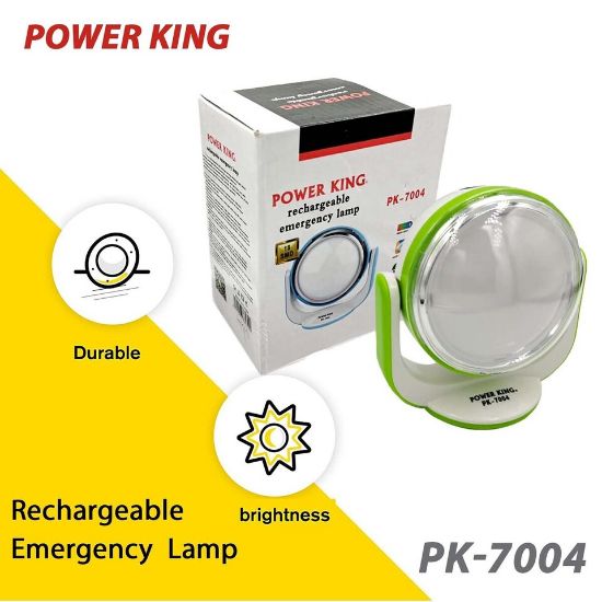 Picture of Power King Rechargeable Emergency Lamp PK7004