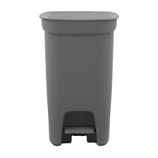 Picture of Tramontina Compact Pedal Bin 10Ltr Grey