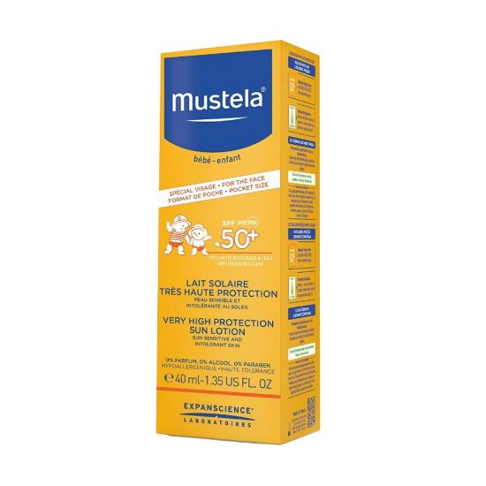 Picture of Mustela Very High Protection Sun Lotion SPF50+ For Baby 40ml