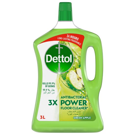 Picture of Dettol Green Apple Antibacterial Power Floor Cleaner 3Litre