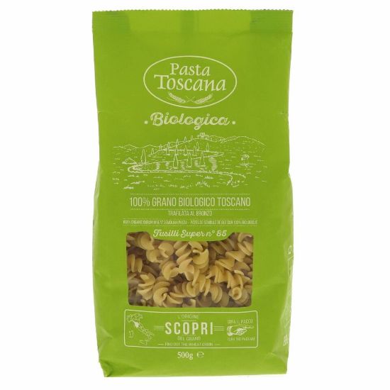 Picture of Pasta Toscana Fusilli Super No.85 100% Organic Durum Wheat Semolina Pasta 500g(N)